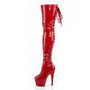 Pleaser - ADORE3063 Cuissardes à plateforme - Chaussures de pole dance - Rouge Product image